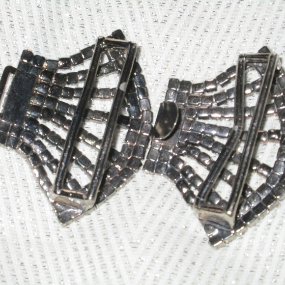 vtg DELIZZA & ESTER JULIANNA RHINESTONE DRESS CLIP - Picture 4 of 8